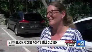Naples Beach access project nearing completion 1 year after Ian