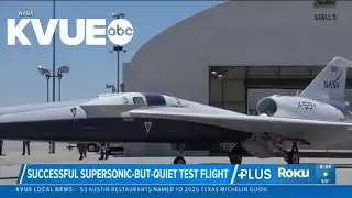 NASA tests silent supersonic jet over California