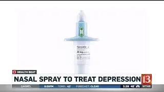 Nasal spray to treat depression
