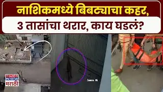 Nashik Leopard Attack: नाशिकमध्ये बिबट्याचा धुमाकूळ, हल्ल्यात 8 जण जण जखमी | Nashik News