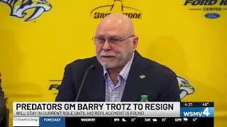Nashville Predators GM Barry Trotz to resign