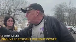 Nashville resident without power after ice storm asks electrical utility for answers