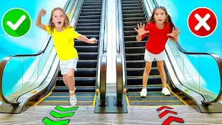 Nastya and Kids Learn Mall Safety Rules