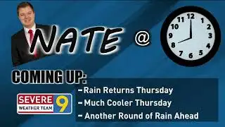 Nate at 8: Rain Returns Thursday