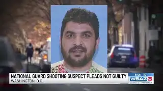 National Guard shooting suspect pleads not guilty