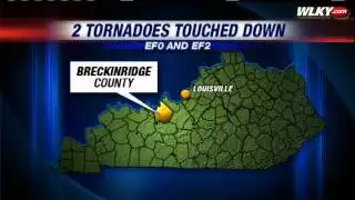 National Weather Service Confirms 2 Tornadoes