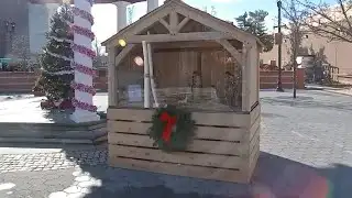 Nativity scene repaired after being vandalized days before Christmas