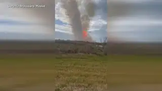 Natural gas pipeline explodes in Louisiana