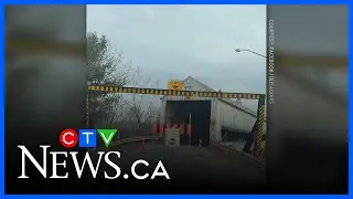 NB covered bridge closed after car crash