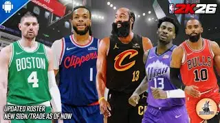 NBA 2K20 - 2K26 Updated Roster | Updated Trade/Sign | Gameplay