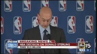 NBA decision on Donald Sterling