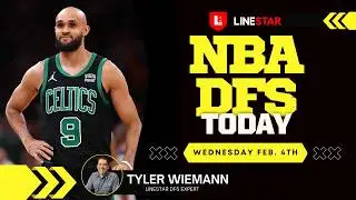 NBA DFS Today Wednesday 2/4 Draftkings & FanDuel | NBA Picks & Slate Breakdown