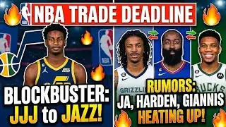 NBA TRADE BOMBSHELL: Jaren Jackson Jr. To Jazz! 🚨 Harden, Ja & Giannis LATEST