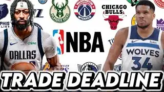 NBA Trade Deadline Livestream I Anthony Davis Traded to Washington Wizards, Jared McCain to Thunder