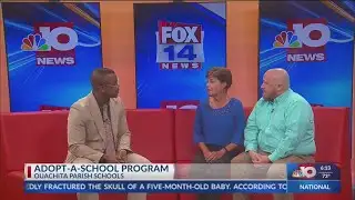 NBC 10 News Today: Ouachita Parish Adopt-a-School Program