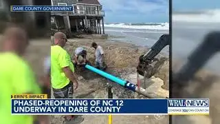 NC 12 reopens in Outer Banks after Hurricane Erin