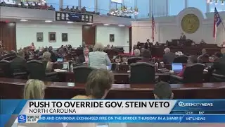 NC lawmakers consider overriding some of Gov. Stein