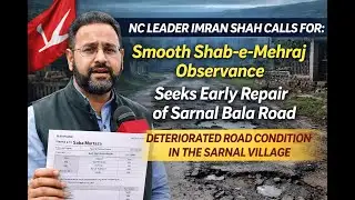 NC Leader Imran Shah Calls for Smooth Shab-e-Mehraj Observance