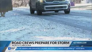 NC road crews prepare for winter storm