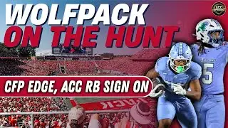 NC State Lands TWO PORTAL COMMITS! EDGE from CFP Squad, ACC RB Join CJ Bailey
