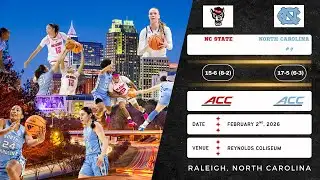 NC State vs No. 25 North Carolina | ACC | 2.2.26