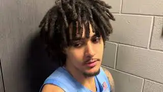 NCAAT: Elliot Cadeau Post-Ole Miss Interview | Inside Carolina