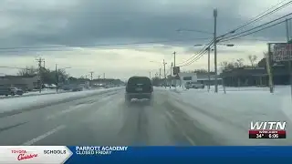 NCDOT crews help clear roads in the East