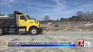 NCDOT crews preparing for wintery weather