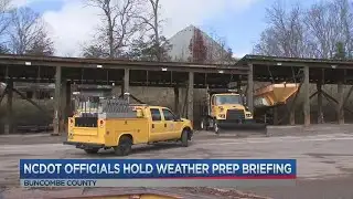 NCDOT officials hold weather preparedness briefing