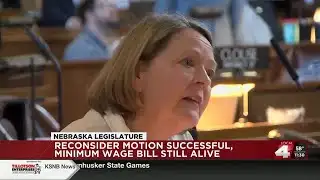 Nebraska lawmakers debate taking on the minimum wage bill a second time
