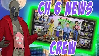NECA TMNT Channel 6 News Crew