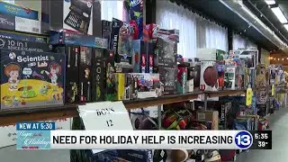 Need for holiday help is increasing