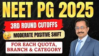 NEET PG Round 3 Cutoffs OUT! 🔥 Detailed Analysis #neetpg #neetpg2025