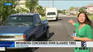 Neighbors concerned over slashed tires
