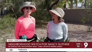 Neighbors help search for missing 84-year-old Nancy Guthrie