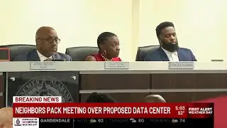 Neighbors pack meeting over proposed data center