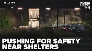 Neighbors push for added safety near Bellevue shelters
