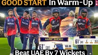 Nepal vs. UAE | 7-Wicket Win! T20 World Cup 2026 Warm-up Review 🇳🇵🔥