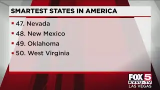 Nevada ranked 4th dumbest state in US