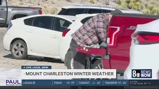 Nevada SR 157 reopens; Mount Charleston still snowy