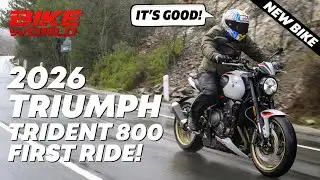 NEW 2026 TRIUMPH TRIDENT 800 | FIRST LAUNCH RIDE!