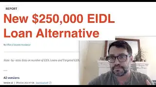 New $250K EIDL Loan Increase Alternative