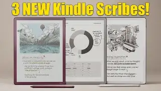 NEW Amazon Kindle Scribe Lineup: Colour Model, New Design, and AI Powered Note-Taking