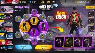 New Angelic Ring Event Spin Trick Free Fire 🤯💥| Angelic Universal Ring | Ff New Event | New Event Ff