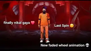 New Animation Lucky Next Spin🔥 Winning Spin💀 faded wheel Event free fire FF New Over-Charged 