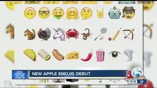 New Apple emojis debut