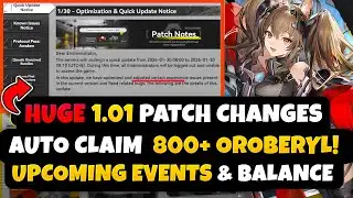 NEW Arknights: Endfield 1.01 Patch Notes & INSTANT Claim ALL Simulation Rewards!