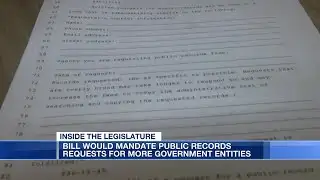 New bill would mandate public records requests for more government entities