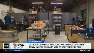 New Catholic Charities food pantry open