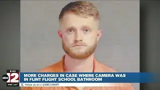 New charges in hidden camera case in Flint